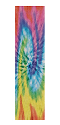 Skateboard griptape tie dye